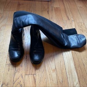 stuart weitzman over the knee 50/50 Leather Boots